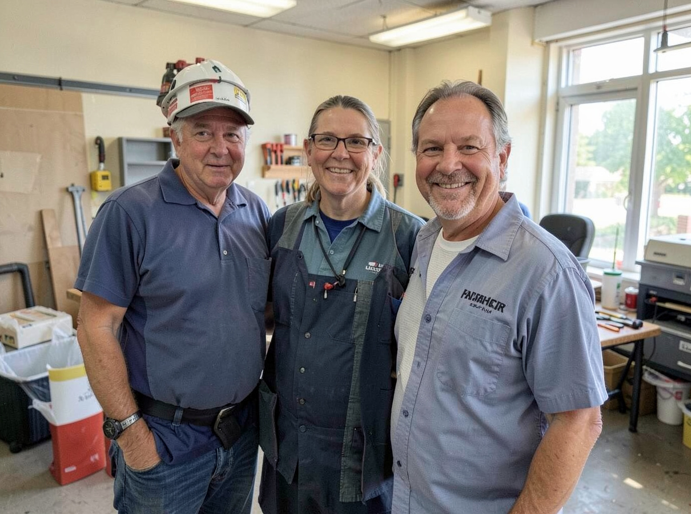 The Green Air Heating & Cooling team at work in Philadelphia