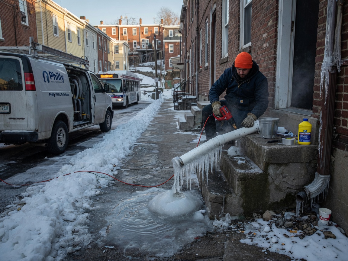 Handling Frozen Condensate Lines in Manayunk Winters