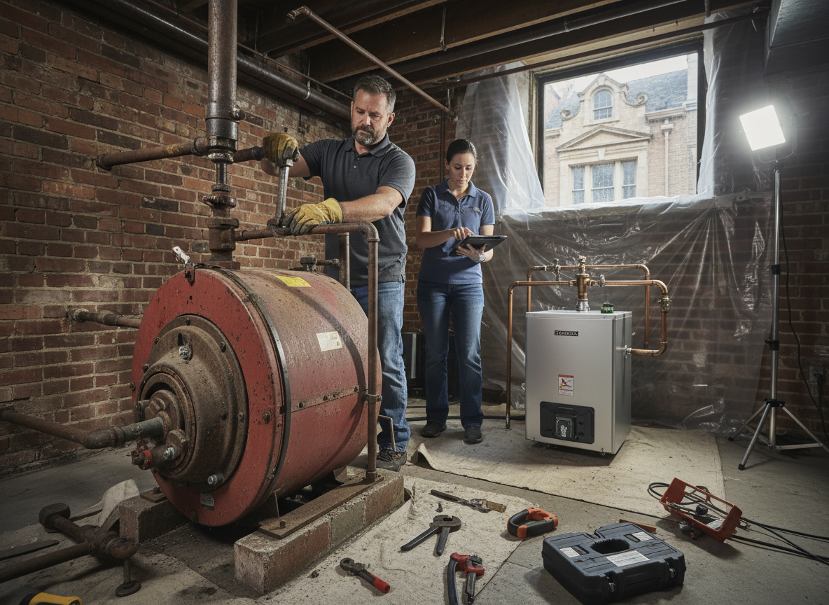What to Expect When Replacing an Old Boiler in Center City